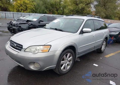 2006 Subaru Outback 2.5I Limited z USA, uszkodzony, nr VIN 4S4BP62C567358883